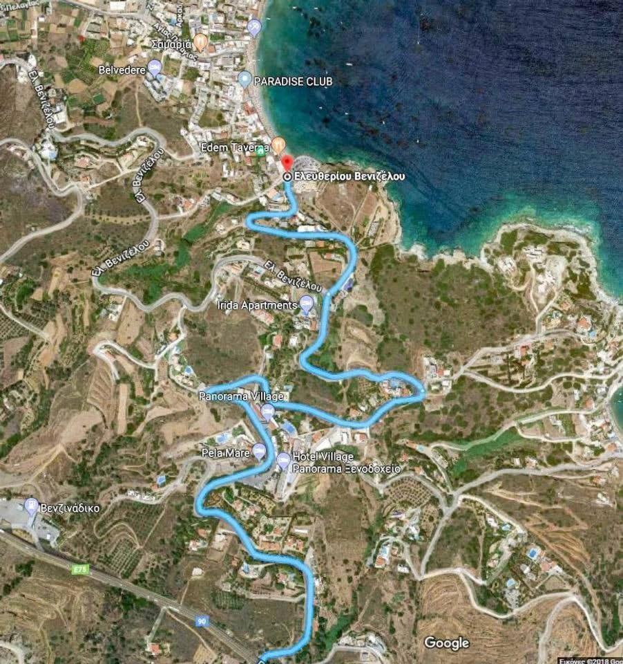 דירות Agia Pelagia Blue Apt With Seaview 50M From Sea מראה חיצוני תמונה